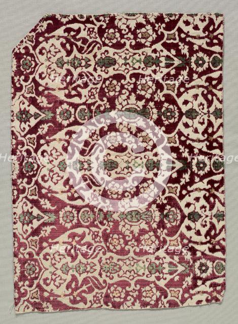 Velvet Textile, second half of the 15th century. Creator: Unknown.