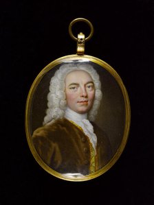 Portrait of a man, between 1725 and 1750. Creator: English School.