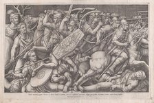 Speculum Romanae Magnificentiae: Daican War, 1553., 1553. Creator: Nicolas Beatrizet.