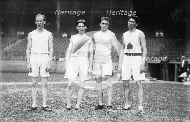 Meadows - Wood - Queal - Longboat, 1913. Creator: Bain News Service.
