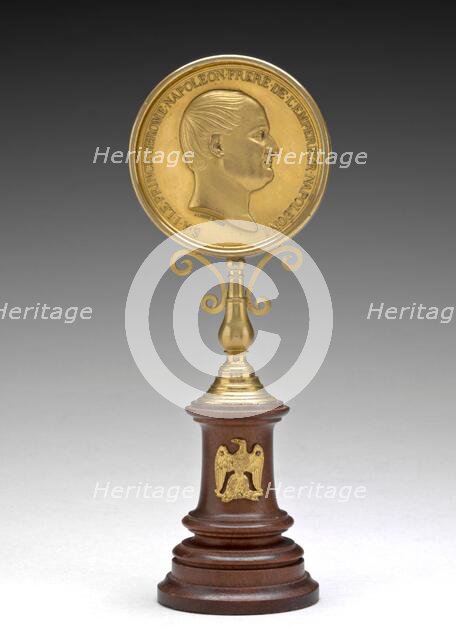 Jérôme Napoleon, 1784-1860 [obverse], 1860. Creator: Albert-Désiré Barre.