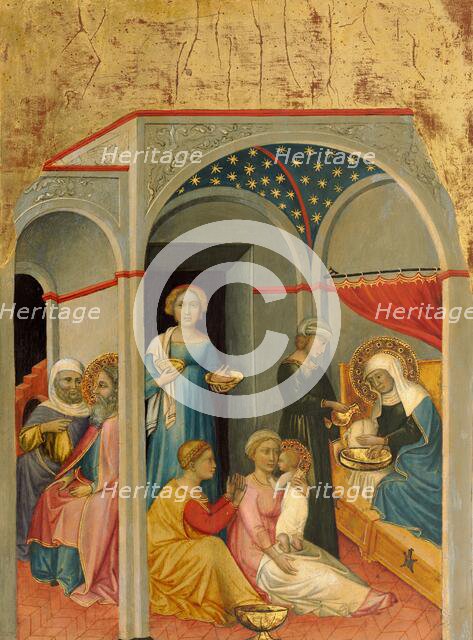 The Nativity of the Virgin, c. 1400/1405. Creator: Andrea di Bartolo.