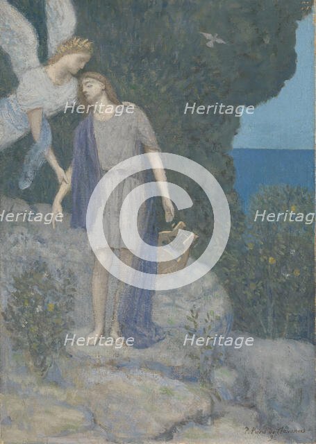 The Poet, 1896. Creator: Pierre Puvis de Chavannes.