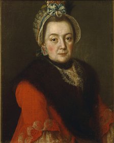 Portrait of Anna Ivanovna Kolycheva, 1768. Artist: Antropov, Alexei Petrovich (1716-1795)