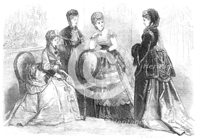 Paris fashions for the New Year, 1870. Creator: Unknown.