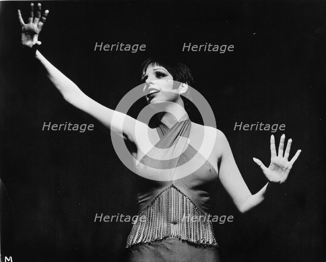 Liza Minelli (1946- ), American Singer/Actress, 1972. Artist: Unknown