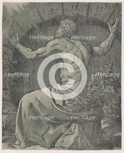 A hermit, 16th century., 16th century. Creator: Monogrammist YHS.