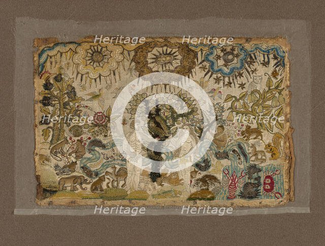 Picture (Depicting the Creation), England, 17th century. Creator: Unknown.