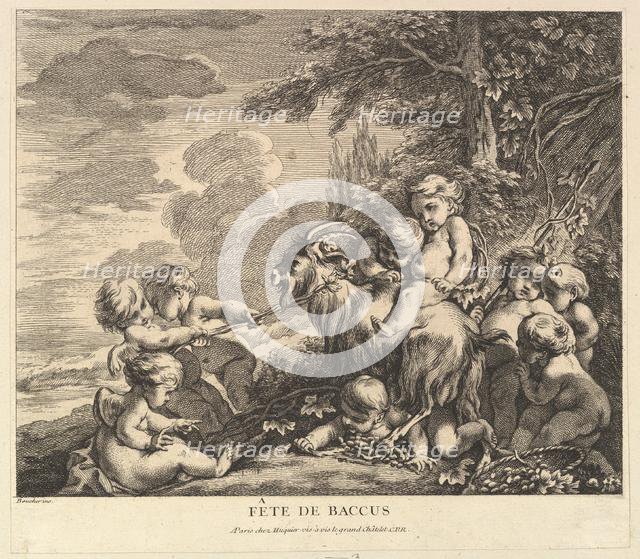 The Feast of Bacchus, ca. 1738. Creator: Pierre Alexandre Aveline.