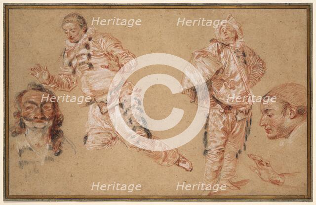 Italian Comedians, 1719/20. Creator: Jean-Antoine Watteau.