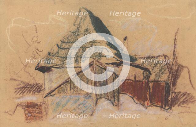 Mountain cottage, around 1929. Creator: Zolo Palugyay.