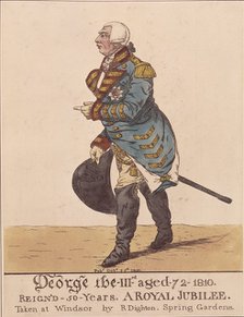 George III, 1810. Artist: Richard Dighton