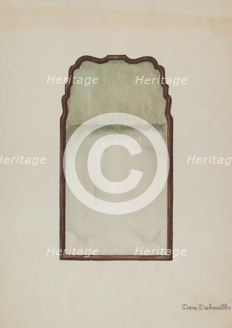 Pier-glass, c. 1936. Creator: Rex Dolmith.