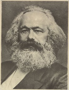 Portrait of Karl Marx (1818-1883), .