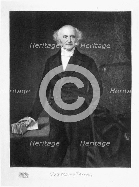 Martin Van Buren, 8th President of the United States of America, (1901). Artist: Unknown