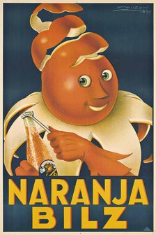 Naranja Bilz, 1937. Creator: Mauzan, Luciano Achille (1883-1952).