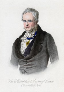 Alexander von Humboldt, Prussian naturalist and explorer, (c19th century). Artist: Unknown