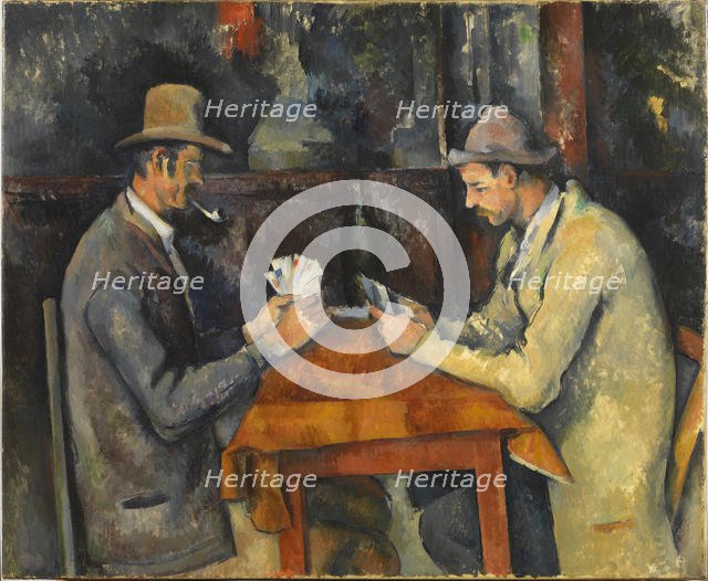 The Card Players, ca 1892-1896. Creator: Cézanne, Paul (1839-1906).