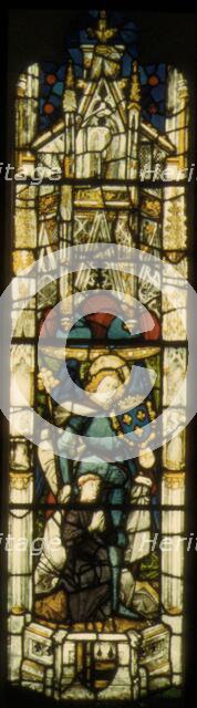 Saint Michael and a Donor, French, late 15th century. Creator: Unknown.