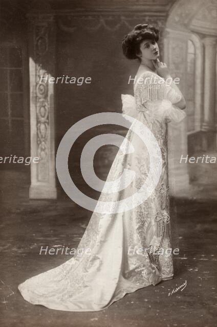 French Fashion Photograph, Printed 1895 circa. Creator: Henri Manuel.