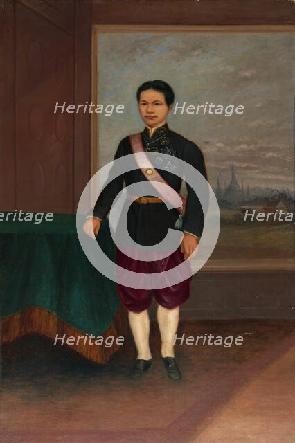 Siamese Man, ca. 1890-1899. Creator: Antonio Zeno Shindler.