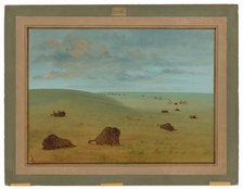 After the Buffalo Chase - Sioux, 1861/1869. Creator: George Catlin.