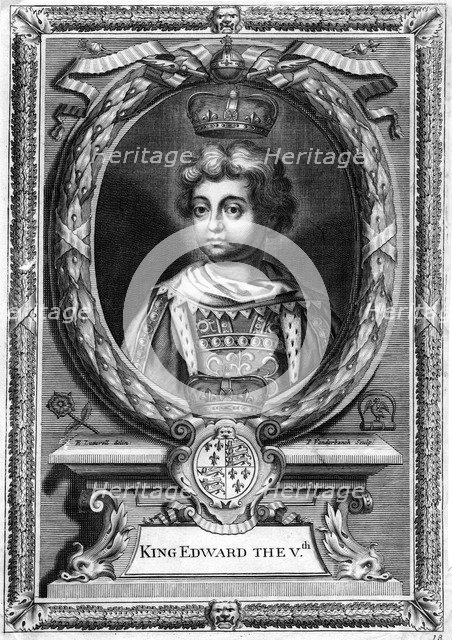 King Edward V of England, (1470-1483).Artist: P Vanderbanck
