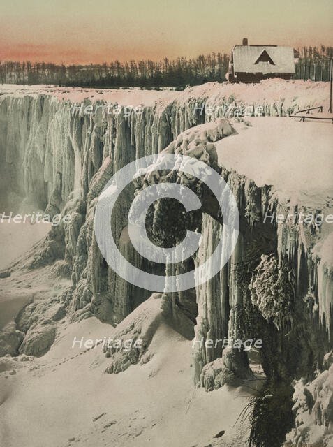 Horseshoe Falls from Canadian side, ca 1900. Creator: Unknown.