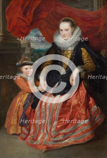 Susanna Fourment and Her Daughter, 1621. Creator: Anthony van Dyck.