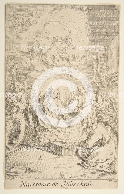 Nativity.n.d. Creators: Claude Gillot, Jacques Gabriel Huquier.