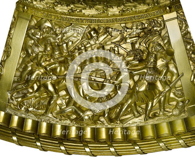 Scene from the Battle of Vitoria, 1813 (1822). Artist: Unknown.