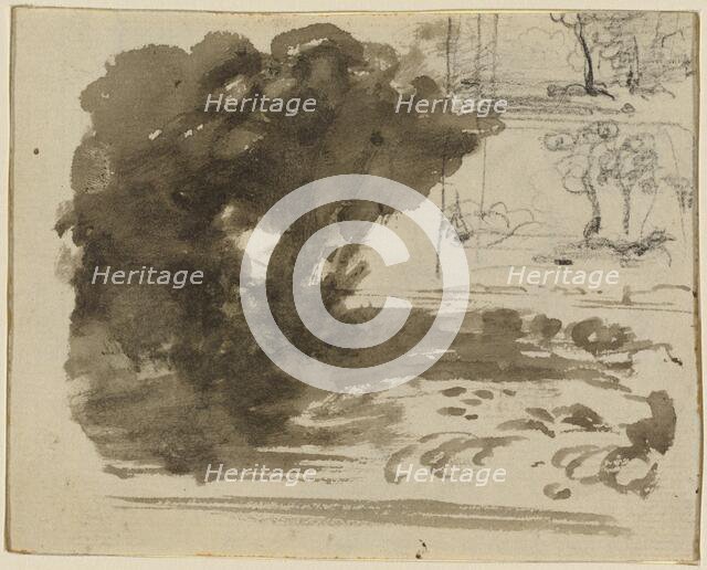 A Stand of Trees [recto]. Creator: John Varley I.