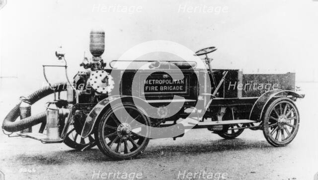 Merryweather chemical fire engine, c1905. Creator: Unknown.