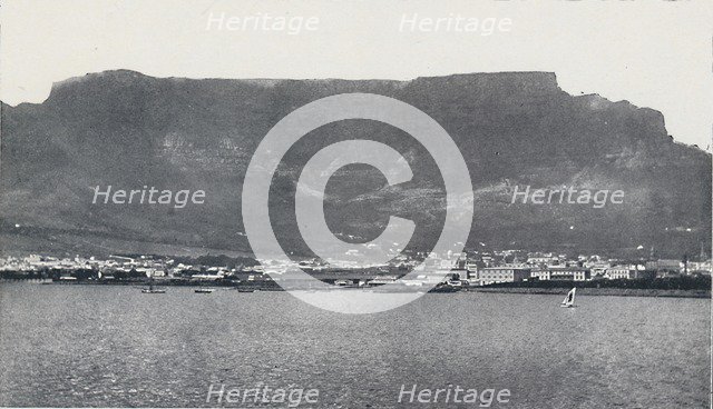 'Table Mountain and Cape Town', 1924. Artist: Unknown.