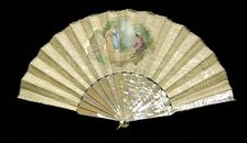 Fan, Belgian, 1880-89. Creator: L. Langelier.