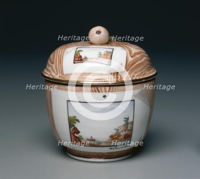 Covered Bowl, c. 1775. Creator: Niderviller Factory (French).