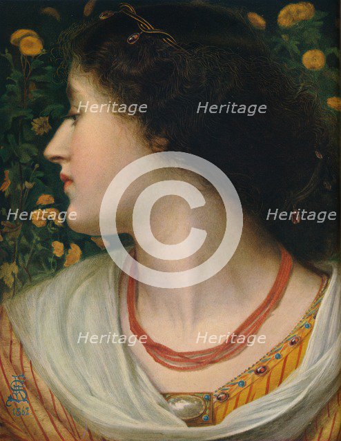 'La Belle Isolde', 1862.  Artist: Frederick Augustus Sandys.