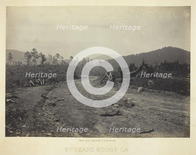 Buzzard Roost, GA, 1866. Creator: George N. Barnard.