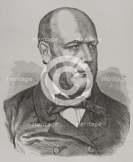 Portrait of Jules Grévy (1807-1891), French lawyer and politician, 1871.  Creator: Marcelo Paris.