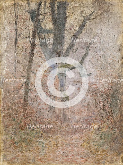 Sketch of Autumn Forest, 1880-1900. Creator: Ladislav Mednyanszky.