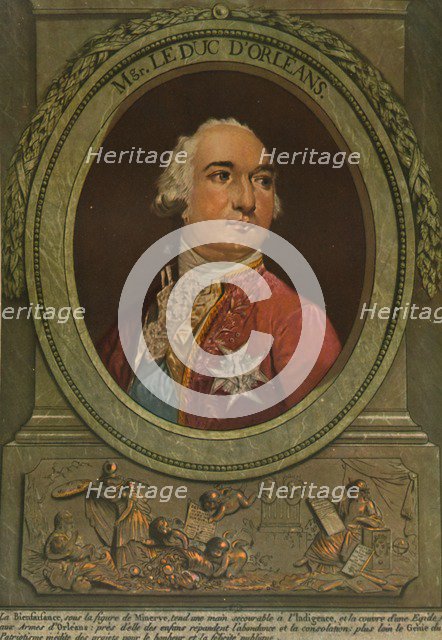'Monseigneur Le Duc D'Orleans', 1789, (1913). Creator: Philibert Louis Debucourt.