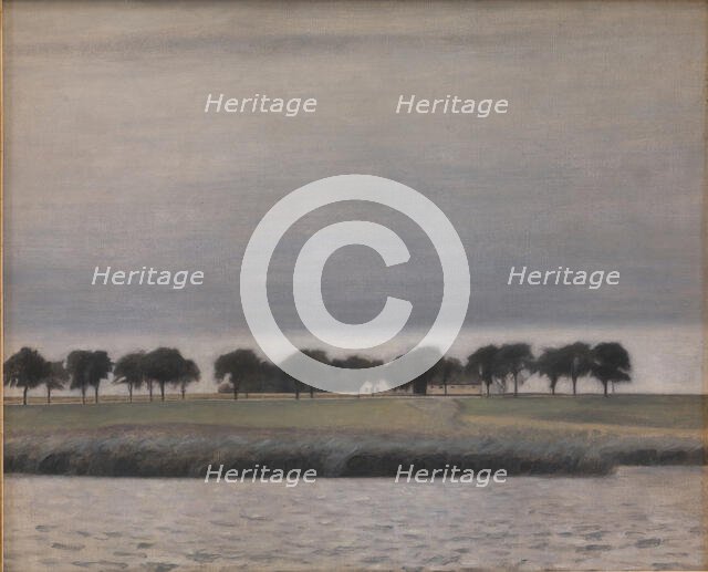 Study, Gentofte Lake, 1903. Creator: Vilhelm Hammershoi.