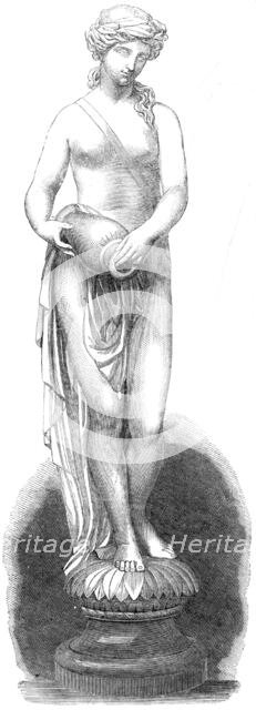 Figure of a nymph in the Royal Dairy, Windsor, by J. Thomas, 1861. Creator: Unknown.