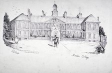 Morden College, Greenwich, London, c1832. Artist: William Day