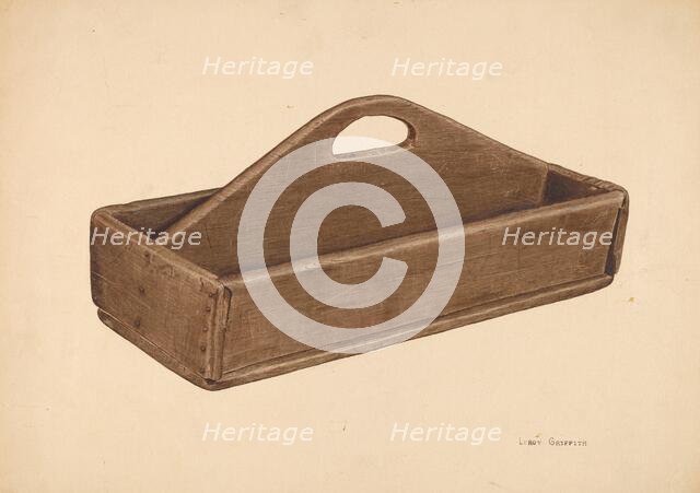 Knife Box, c. 1940. Creator: LeRoy Griffith.