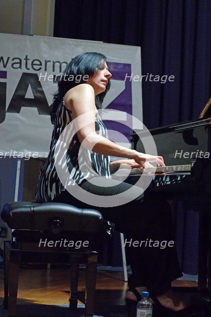 Amina Figarova, Watermill Jazz Club, Dorking, Surrey, 2015. Artist: Brian O'Connor.