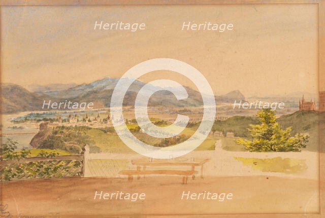 View of the city, 1870-1875. Creator: Zigmund Bubics.