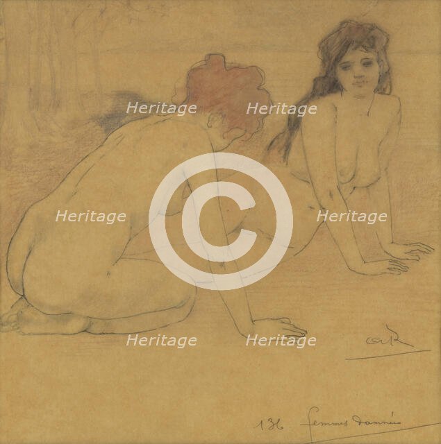 Femmes damnées (Damned Women), 1899. Creator: Rassenfosse, Armand (1862-1934).