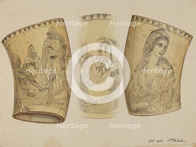 Scrimshaw, c. 1937. Creator: Paul Ward.
