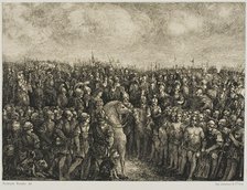 Caesar and His Prisoners, 1878. Creator: Rodolphe Bresdin.